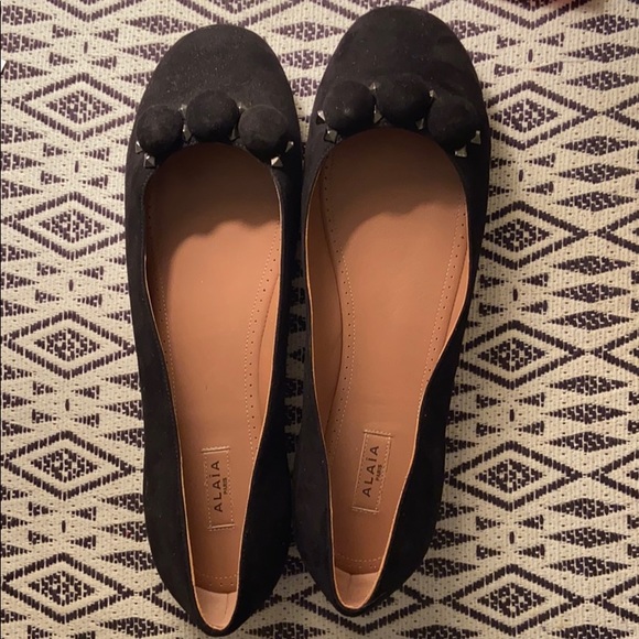 Alaia Shoes - ALAIA NWOT Suede studded flats